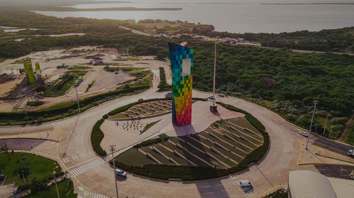 Barranquilla colombia skyline